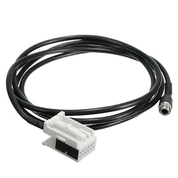 Auton 3,5 mm 12-nastainen naaraspuolinen audio musiikki Aux-kaapelin sisääntuloadapteri W169 W203 W209 W221 W164 R230:lle