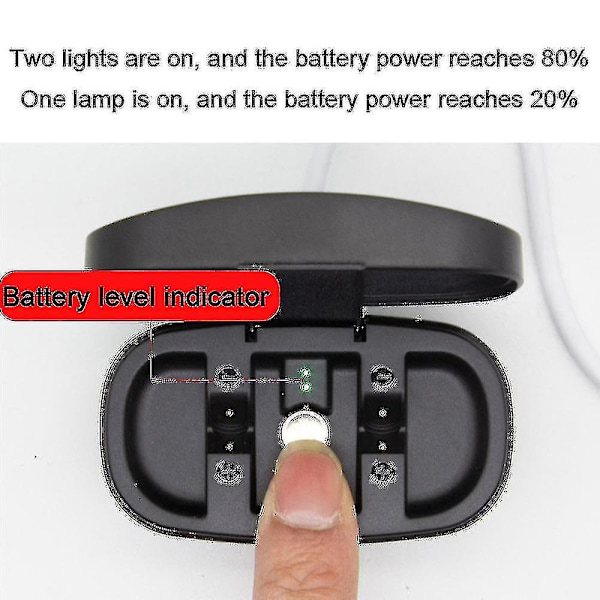 A312 Genopladelige Batterier, Høreapparatbatterier 312 Ladekit 312 312a A312 Pr4 Genopladeligt Batteri til Høreapparat (2 stk. 312)