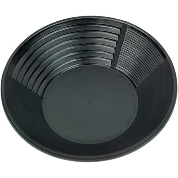 Svart plastpanne for panning, gullgravingspanne