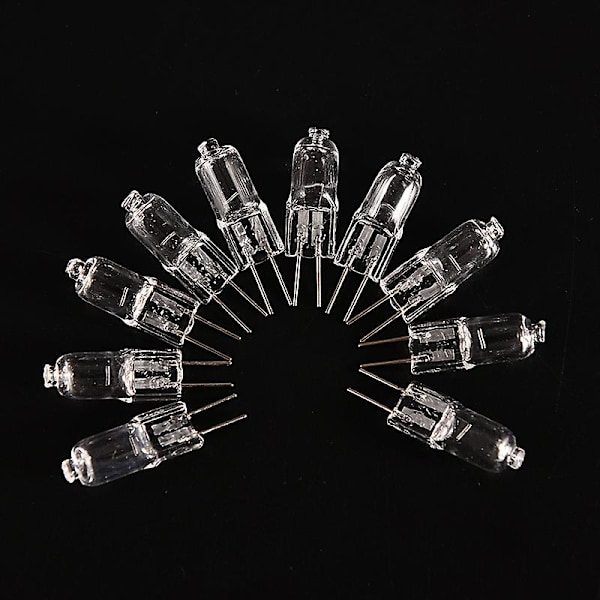 10x G4 Jc Type Halogen Lyspære Lampe 12v 10w