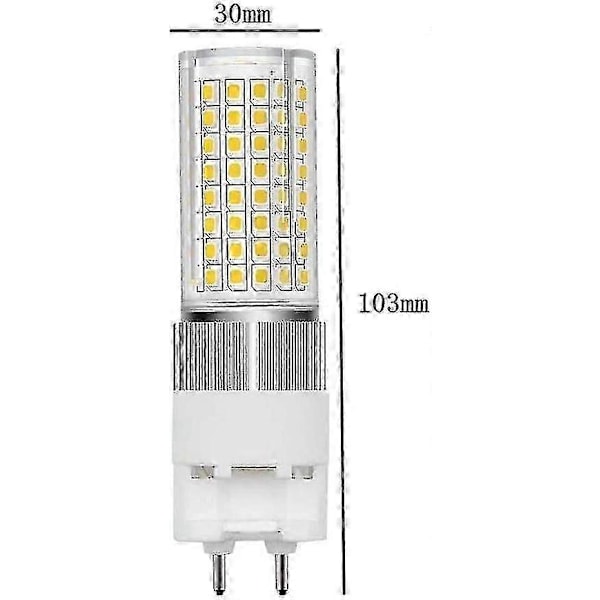 Led G12 -lamppu G12 16W kaksoiskantainen lamppu, metallihalogenidilamppua vastaava G12-lamppu (lämmin valkoinen)