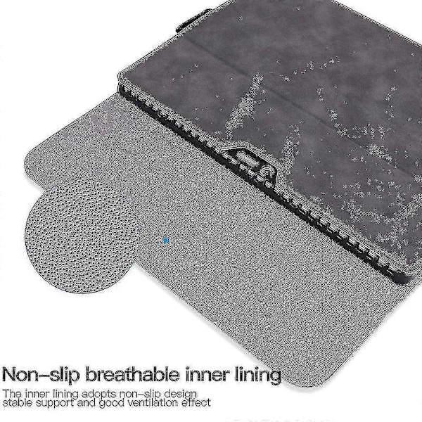 För Microsoft Surface Pro 9 PU Läder Tangentbordsfodral Justerbart Ställ Anti-dropp Tablet Skydd