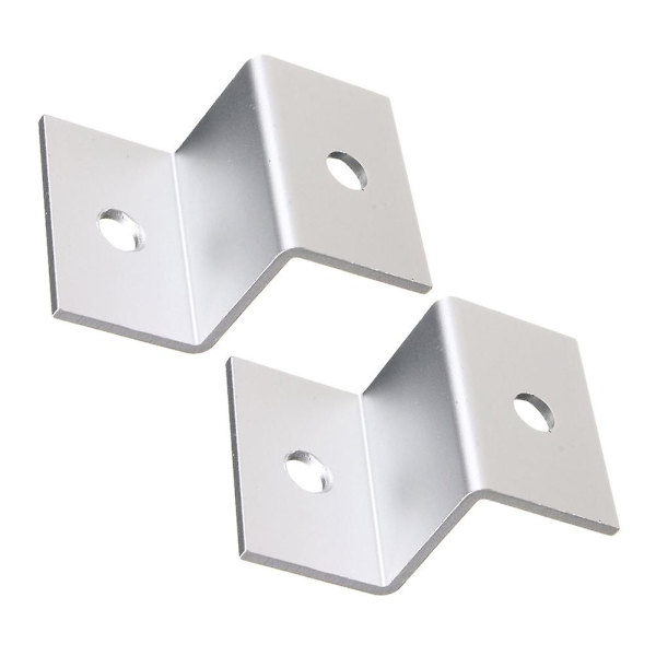 4 stk. Veggbrakett Stativ Solcelle Skursett Solcelle Tiltfeste Panel Solenergi Solcelleholder Z-braketter