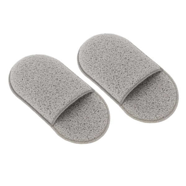2 stk Ansigtsvampe Kvinder Hjem Bærbar Blød Elastisk Peeling Makeupfjernelse Ansigtsrensende Svampe