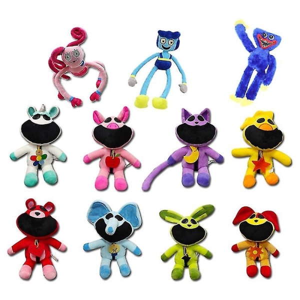 Poppy Playtime Huggy Wuggy Catnap Plysch Leende Critters Leksaker Dockor Barnpresenter