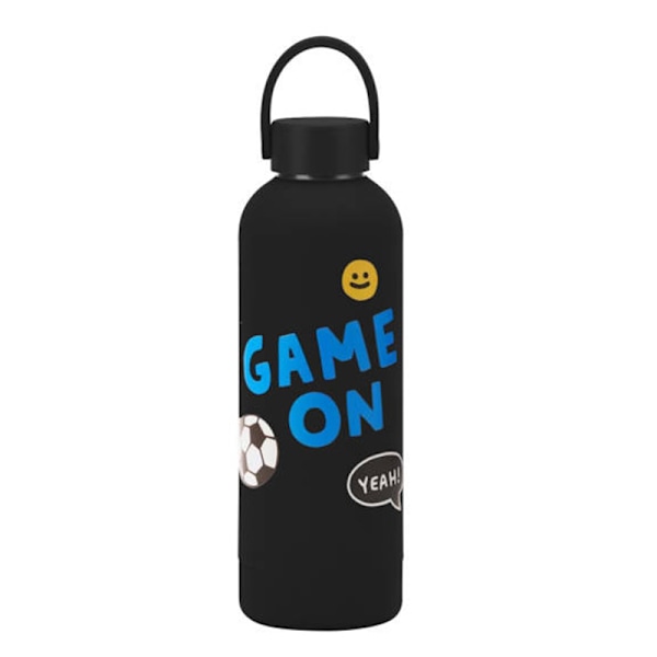 Ruostumattomasta teräksestä valmistettu vesipullo, 500 ml/17 oz - Uusiokäyttöinen tyhjiöeristetty pullo, käsinpesu, syntymäpäivä-, loma- ja lahja-tyyli - 41