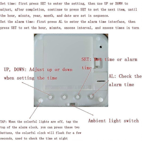 The Legend of Zelda Kreativ 3D Stereo LED Liten Väckarklocka Barnrum Sovrum LED Nattlampa Elektronisk Klocka Sängbordsklocka - USB Laddning