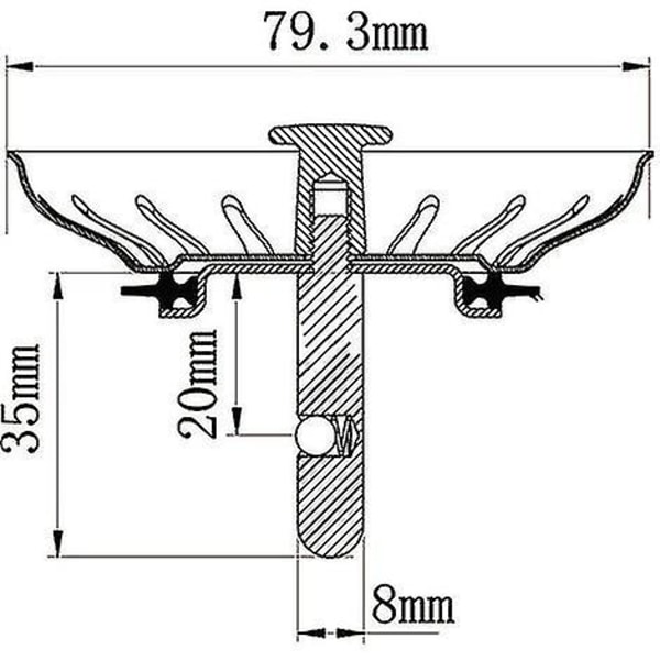 Franke Manuaalinen Allasvuoti Korin Halkaisija 80 Mm Frankeaa
