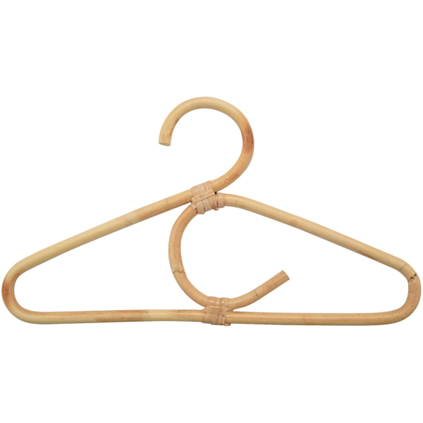 4 st Rattan Klädhängare Nordisk Stil Barnkläder Organizer Rack Barn Hängare Barnrum Deko
