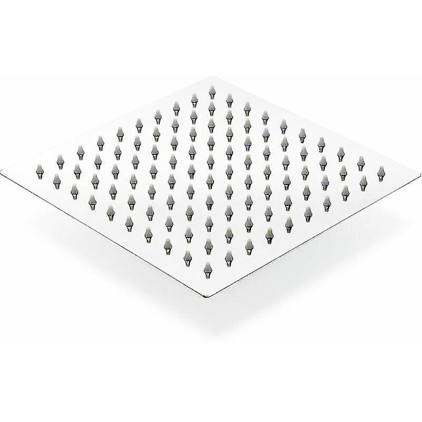 Kvadratisk Bruseshoved 30x30cm Bruseshoved Jet Regn Regnbruser Rustfrit Stål Ty