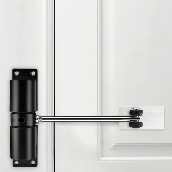 Enkel dörrstängare Hushållens automatiska gångjärn Dämpad stängare Osynlig dörr Automatisk dörrstängare (Vit