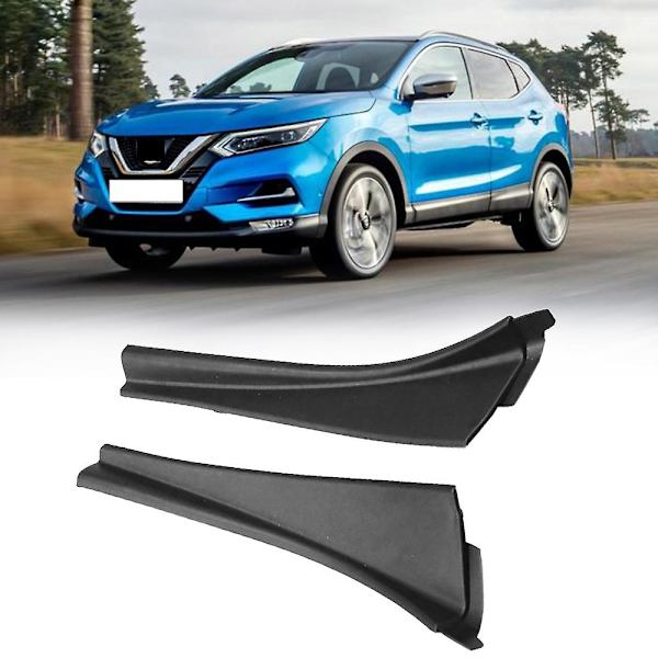 Bilsidans vindrutetorkarsidans trimkåpa vattenavledare kåpaplatta vänster höger passar för Nissan Qashqai J10 2008-2015