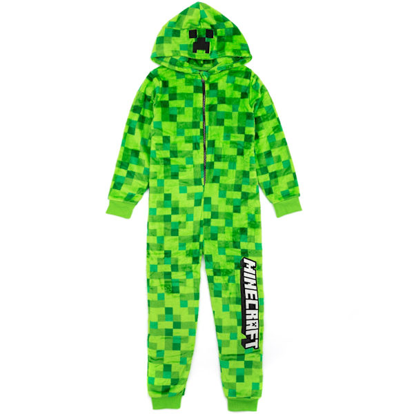 Minecraft Unisex Barn Onesie Grön Pixelate Creeper