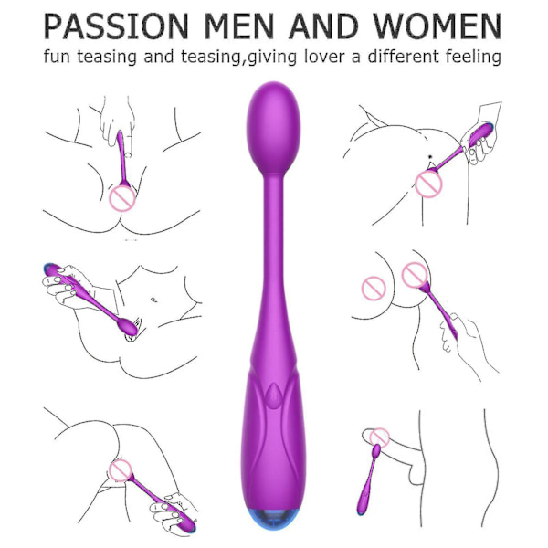 Kraftig Massasje Wand Vibrator Personlig Håndholdt Vanntett For Kvinner 7 Moduser