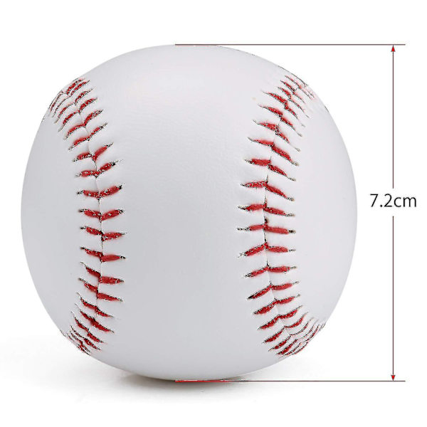 Professionella Basebollar, PVC Handsydda Mjuka Skumbollar För Vuxna Ungdomsträning Professionella Basebollmatcher