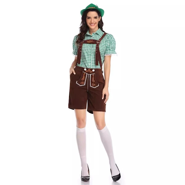 tectake Lederhose Walchensee Brun M