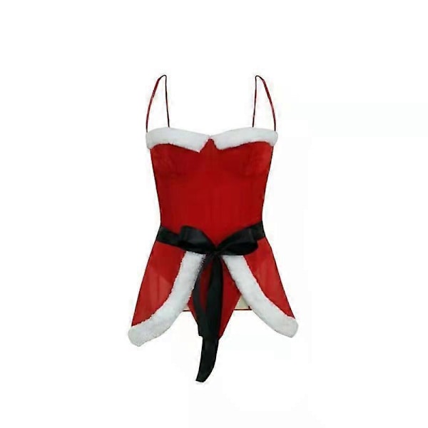 1 stk. Sexet Julelingeri til Kvinder Santa Babydoll Chemise Natkjole (M)