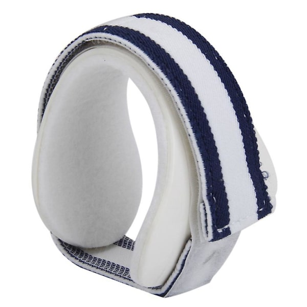 1 st Ajusterbart Tennisarmbåge Stöd Epicondylitis Spänne Smärtlindring Vit (L)
