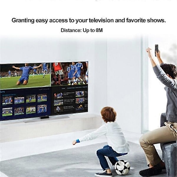 AA59-00638A Kompatibel Fjernkontroll Erstatning for Samsung TV Batteridrevet Ergonomisk
