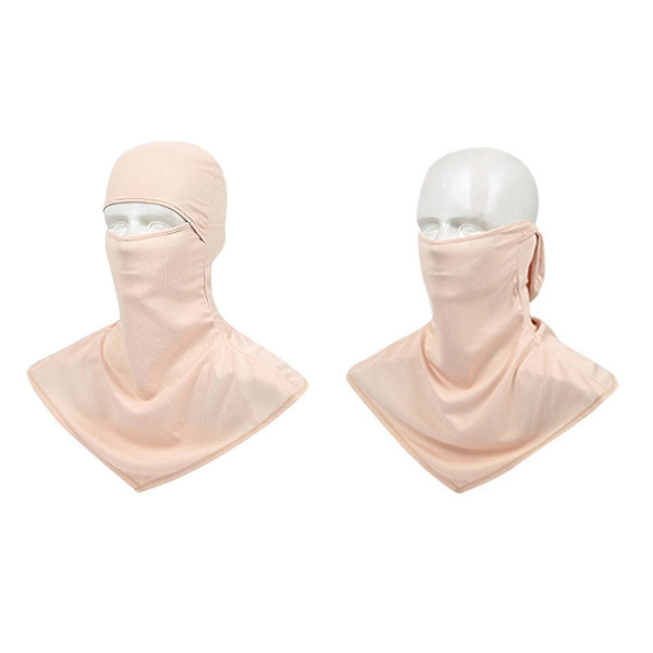 Solid Färg Full Face Ridning Mask Hjälm Liner Huvudbonad För Klättring Cyklar