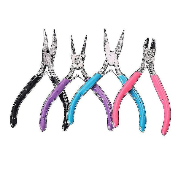 4 Pack Jewelry Pliers Jewelry Making Pliers Tools Kit For Wire Wrapping Earring Supplies