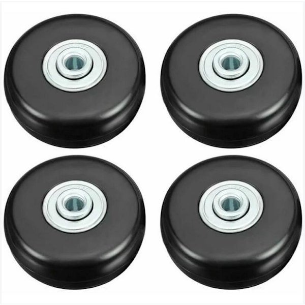Matkalaukun pyörät, 50 mm korvaavat hiljaiset pyörivät kumipyörät, 4 kpl