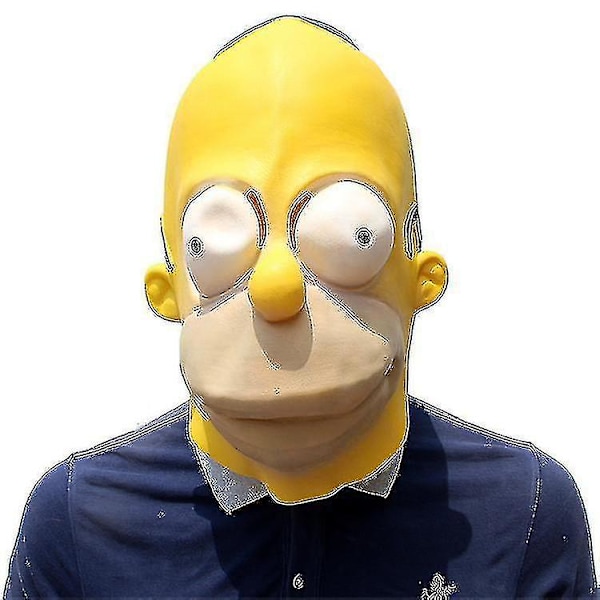 Homer og Bart Maske Halloween Latex Maske