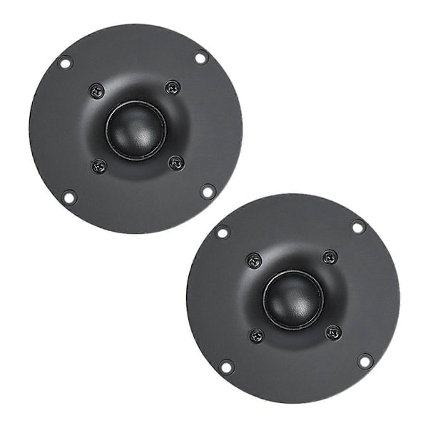 2 STK 4 Tommer HiFi Diskant Højttaler 8 Ohm 30-60W Silke Film Dome Audio Diskant Højttaler til Lydsystemer Hjemmehøjttaler