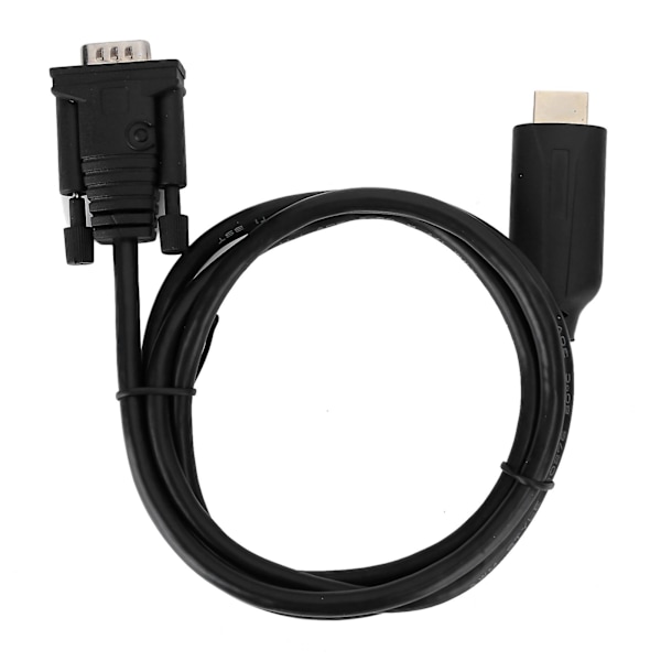 HDMI til VGA Konverter Adapter med 1,2m Kabel til Digital til Analog Signal Transformation