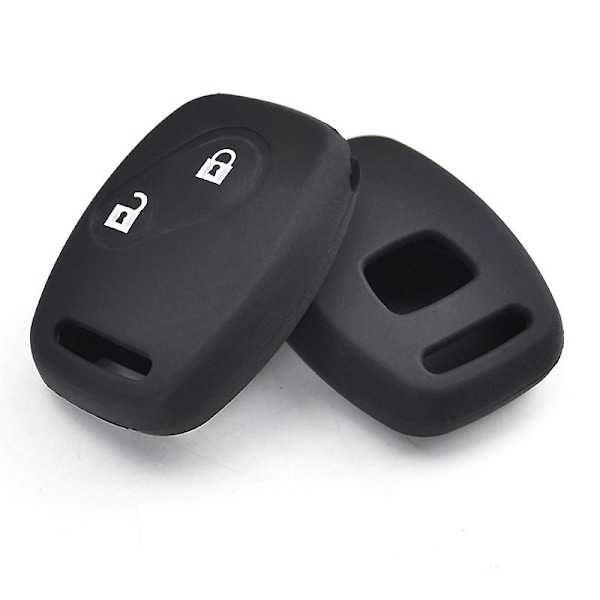 2-knappars silikonbilfjärrkontrollnyckelskal fodral för Honda Civic Accord Pilot Fit Crv S2000 Stream Crosstour Insight Cr-z