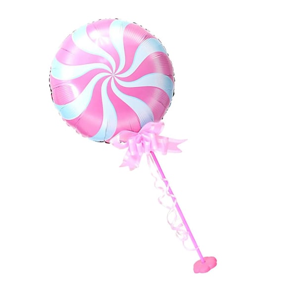 Vindkraftverk Folieballong Set med Stativ, Bas, Stång, Bröllop, Festdekoration, Rosa