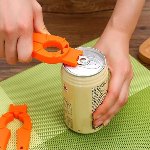 4-pack multifunktionell burköppnare för kök, justerbar, lätt grepp, flasköppnare, present
