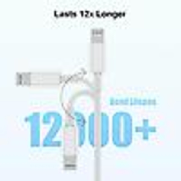 1-pack - Laddare för iPhone - Snabbladdare - Adapter + Kabel 20W Vit 1-pack iPhone