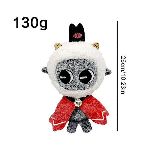 Cult Of The Lamb Plush 10.23in Cult Of The Lamb Plush 26cm Dukke Fyllt Leke Samleobjekt Gaver For Spillfans