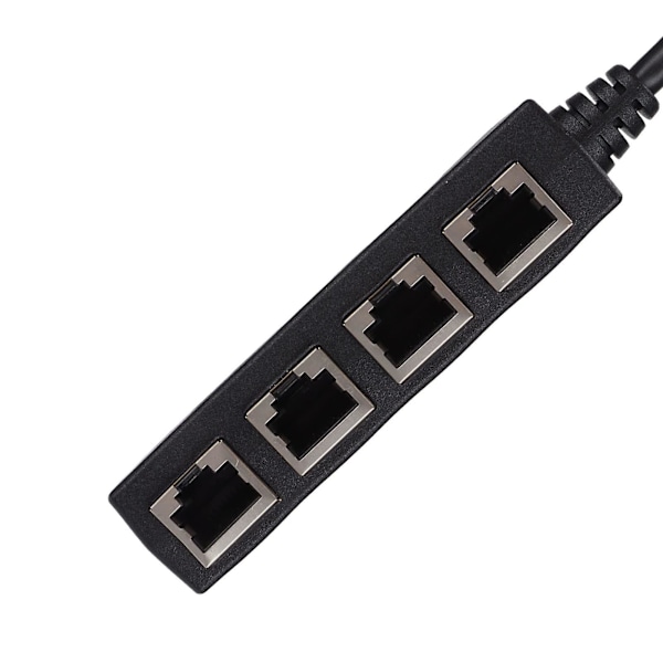RJ45 Splitter Adapter, Ethernetkabel RJ45 Adapter 1 Han till 4 Hon, Cat7 Nätverkskabel Splitter Adapter