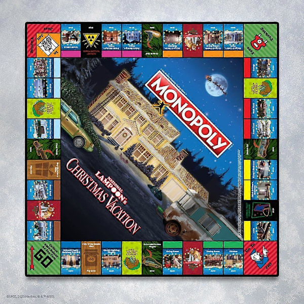 Monopoly National Lampoon Christmas Vacation, Utvald Tematiserad Brädspel