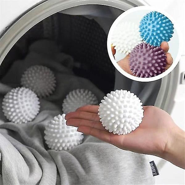 2-pack Torktumlare Bollar Torktumlare Återanvändbara Tvättrumla Bollar flerfärgade en storlek