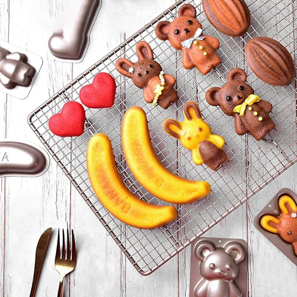 Bageform Multifunktionel Non-stick Højtemperaturbestandig Kulstofstål Bananformet Bageform