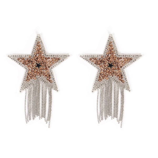 Tassel Nippel Paster Cover Sequin Stjerne Bryst Stickers Lingerie Bryst Patch Intim Nippel