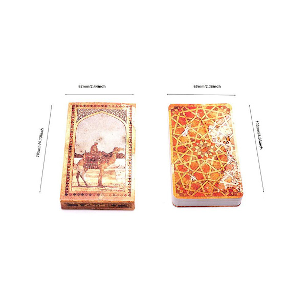 Vanhat Arabian Lenormand Tarot -korttipakan Oracle-kortit
