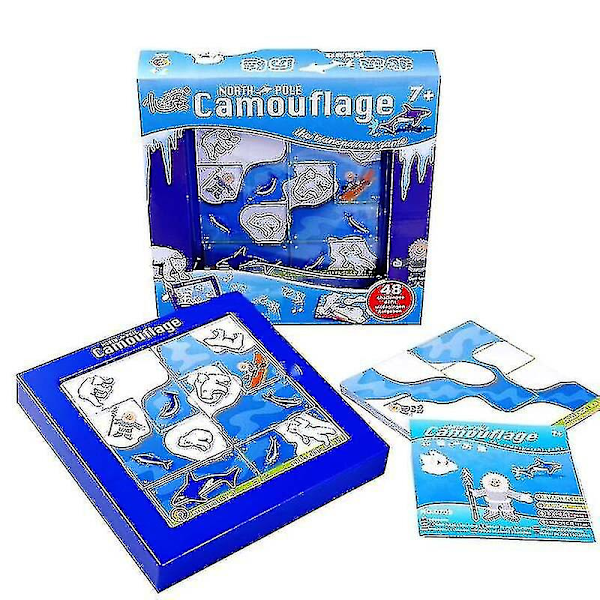 Utmaningar IQ-träning Smart Spel Nordpolen Björnar Kamouflage Tänkande Barn Pussel Leksak -CDSX