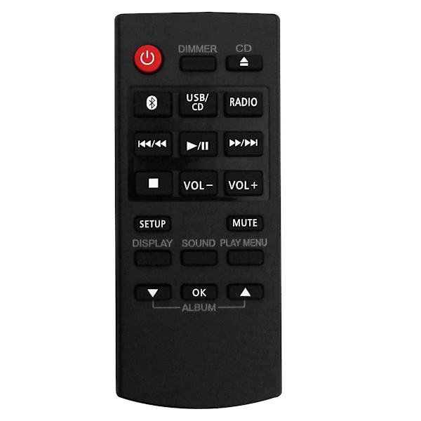 N2QAYB000984 Erstatningsfjernkontroll for CD Stereo SA-PM250 SC-PM250 SC-PM600 SC-UX104 SC-HC200 SC-HC20