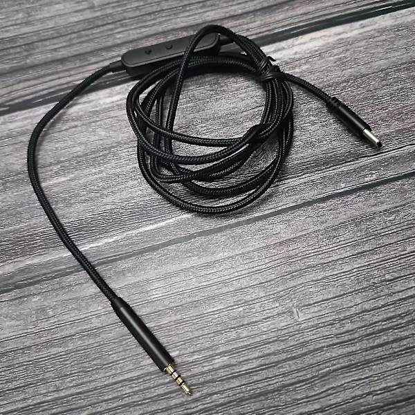 USB C till 2,5 mm hane kabel för QC25/QC35/QC35II/QC45 hörlurar mikrofon