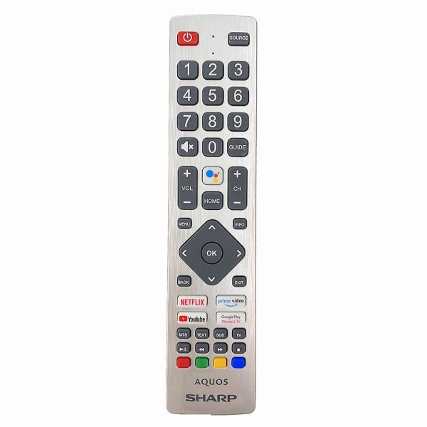 Shw/rmc/0133 Sharp Aquos Voice TV:n kaukosäädin 40bl2ea 2020