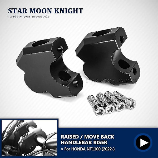 För HONDA NT1100 NT 1100 2022 2023 - Motorcykelstyre Riser Drag Handtag Klämma Förlängningsadapter
