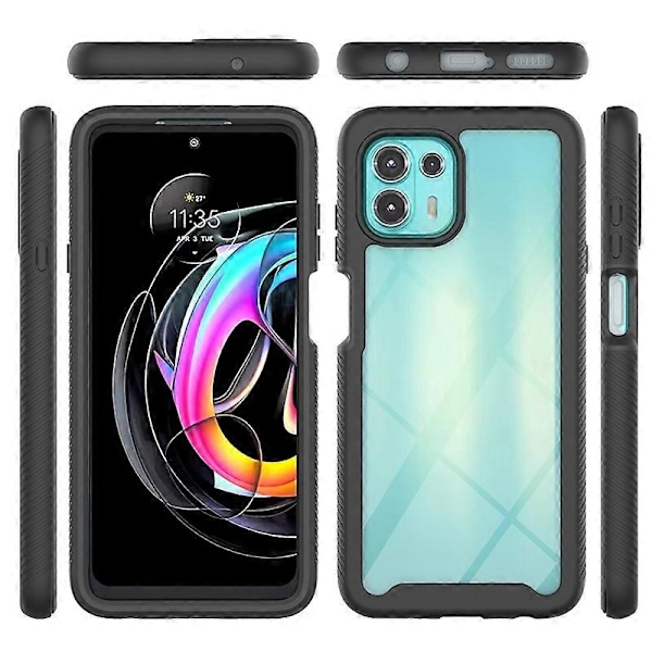 Motorola Edge 20 Lite Starry Sky -sarjan iskunkestävä PC + TPU -suojakotelo