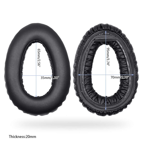 Øreputer for Sennheiser PXC 550 Hodetelefoner Øreputer for Sennheiser PXC550 Øreputer Hodetelefonputer Pute Øredeksel