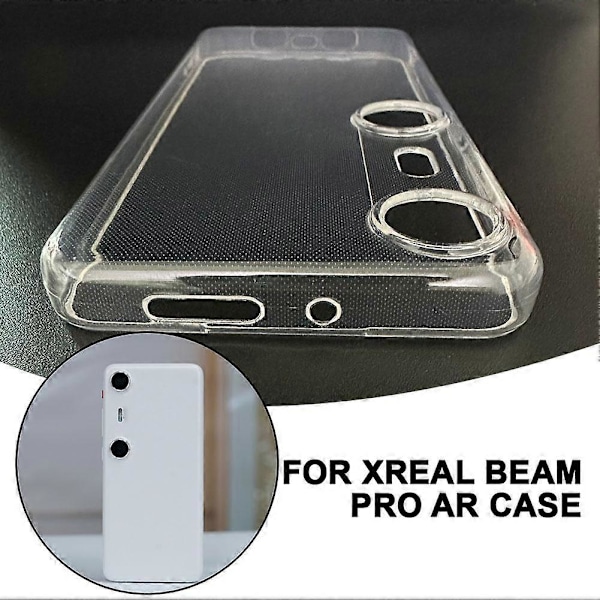 til Xreal Beam Pro AR smart beskyttelsesetui beskyttelsescover høj gennemsigtighed