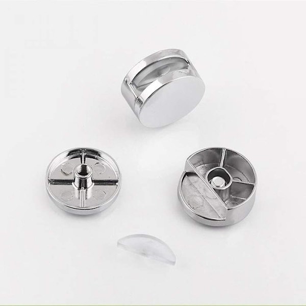 10 stk. Zink Legering Glas Klips Spejl Klips Holder til 4-6mm Glas Klemme