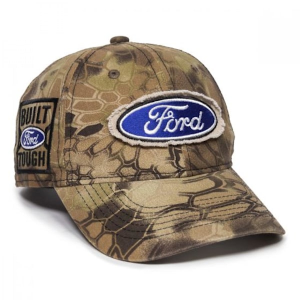 Ford Logo Built Tough Sliten Patch Förböjd Justerbar Keps